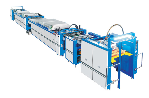 Fully automatic UV thick thin paper three roll three head comprehensive polishing machine